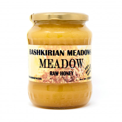 Bashkirian Meadows Meadow Raw Honey 2lb